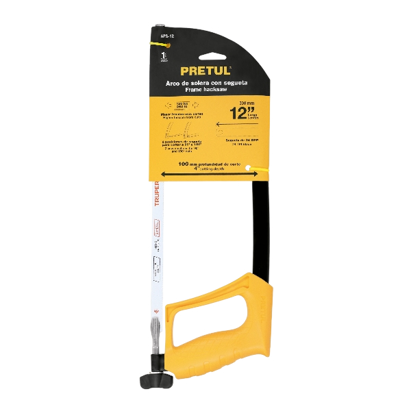 Arco 12" de solera para segueta, Pretul 20017