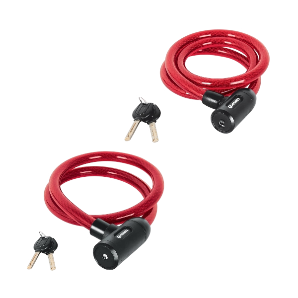 Candados de cable con llave, uso rudo, 1.20 m HERMEX 43920