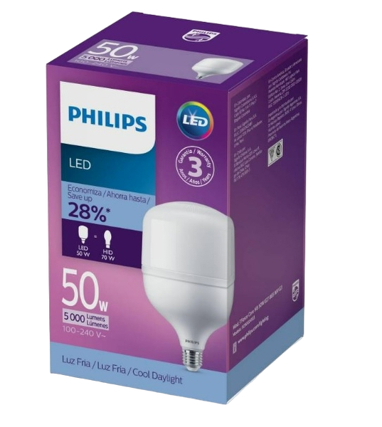 Foco LED TrueForce 50W Luz Fría 5000lm Philips