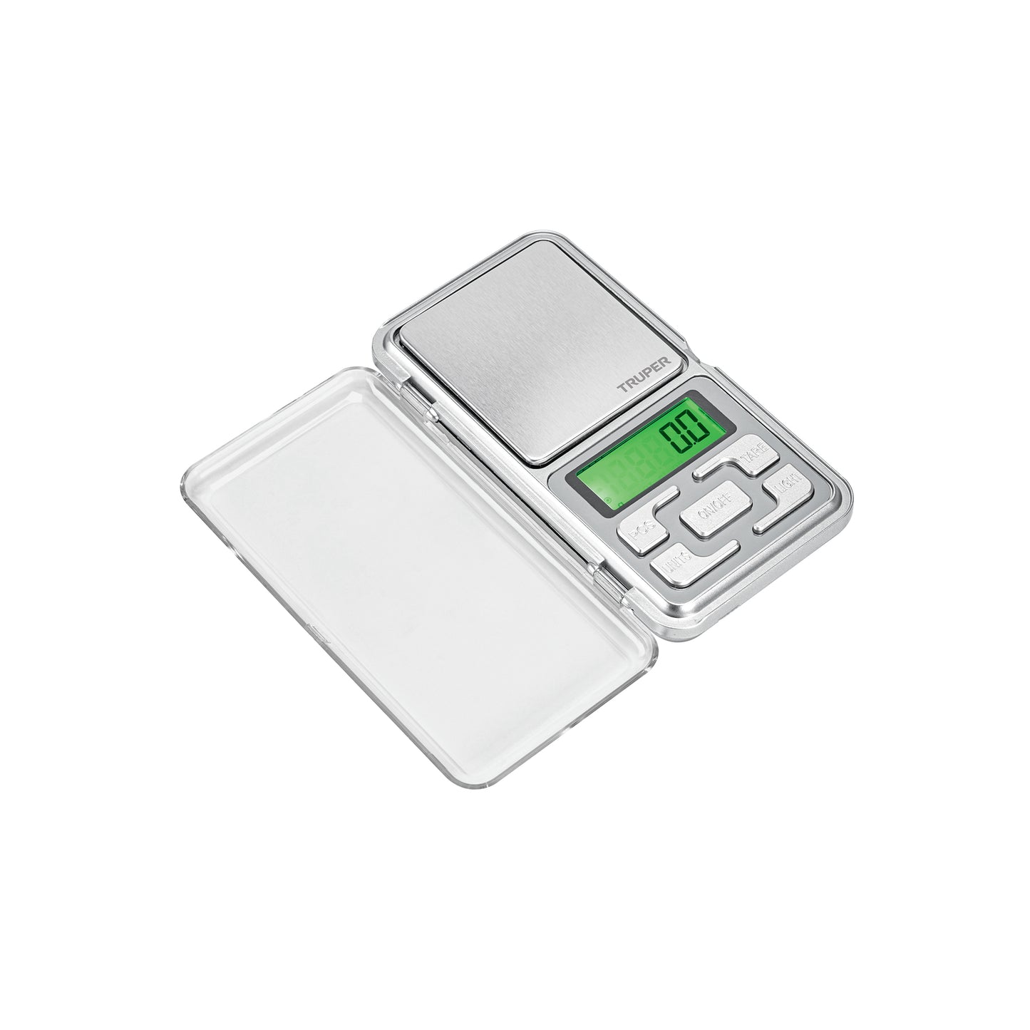 Báscula electrónica de bolsillo, de pilas, 500 g, Truper 100786