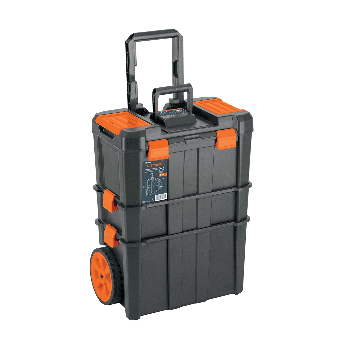 Caja para herramientas 19"x25" 3 en 1 desmontable con ruedas 102644