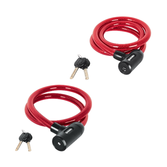 Candados de cable con llave, uso rudo, 1.20 m HERMEX 43920