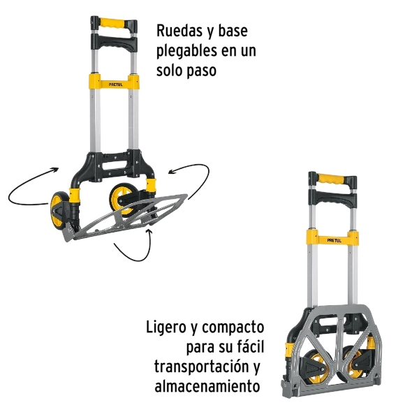 Diablo de carga, plegable, 100 kg, Pretul 24127