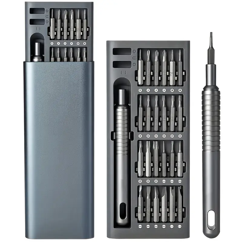 Juego de destornilladores de precisión 25 en 1, acero inoxidable