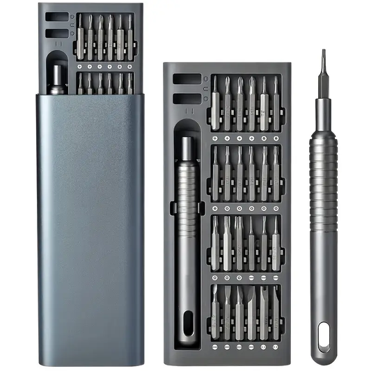 Juego de destornilladores de precisión 25 en 1, acero inoxidable