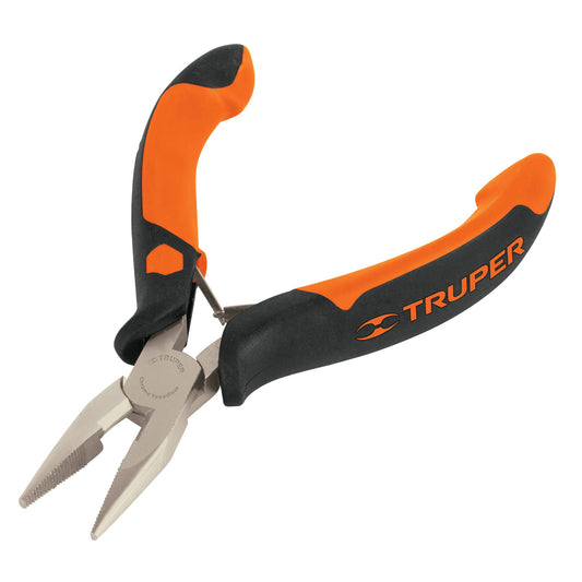 Mini pinza de punta y corte 5" mango Comfort Grip, Truper 17366