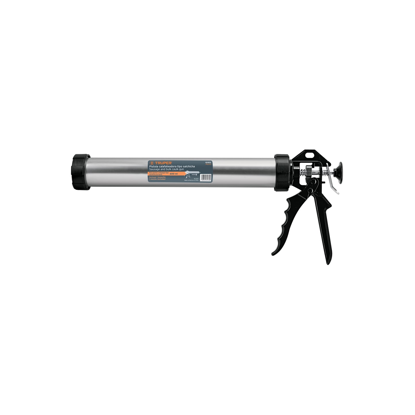Pistola calafateadora para salchicha de 600 ml, TRUPER 101931
