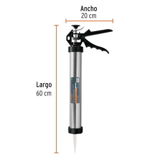 Pistola calafateadora para salchicha de 600 ml, TRUPER 101931