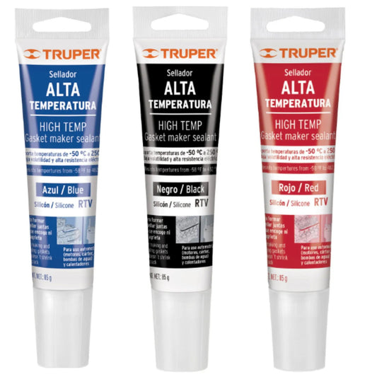 Sellador de silicón para altas temperaturas, 85 g